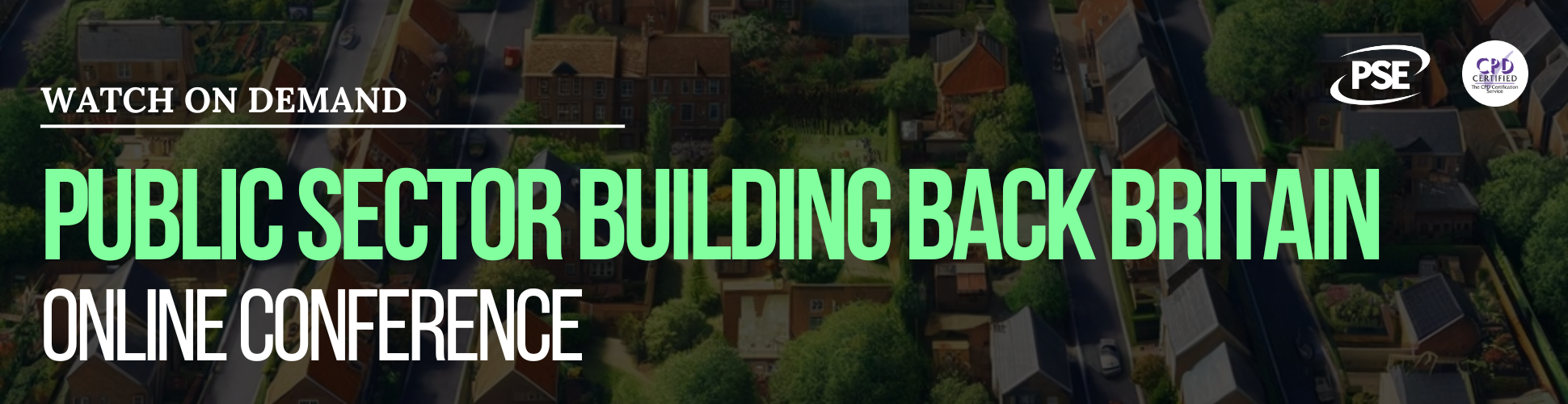 Online Conference - Building Back Britain