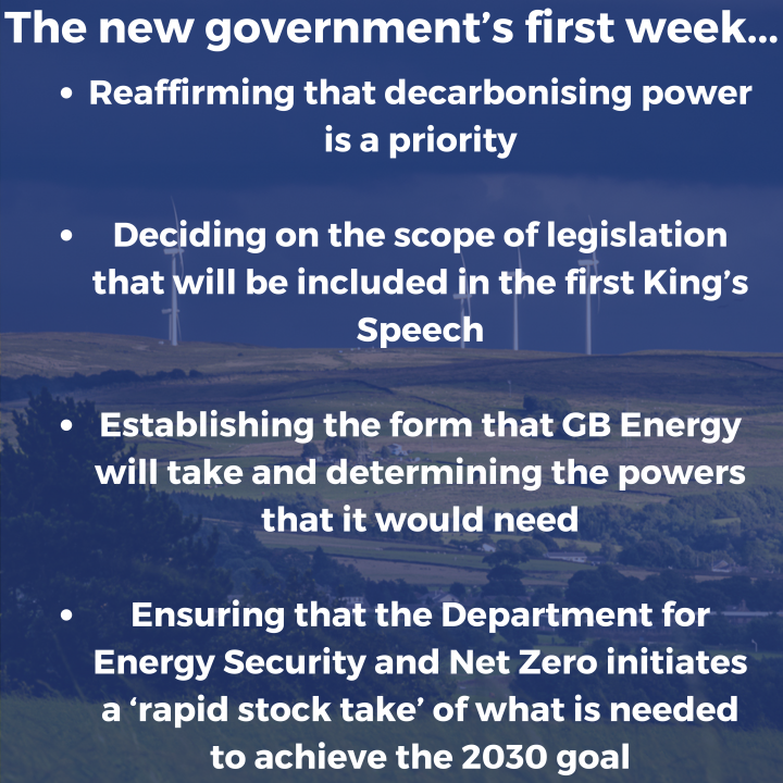 Clean power new government infographic