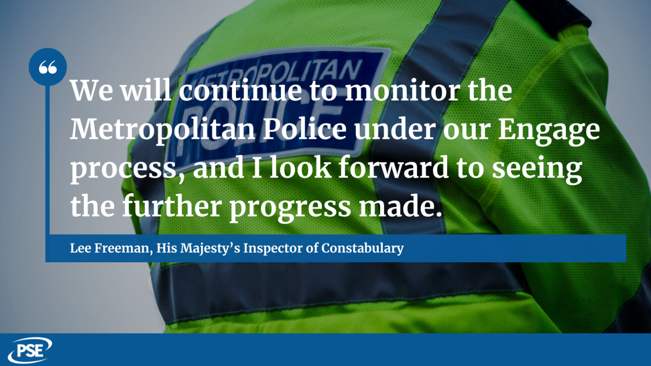 Quote on the report into the Metropolitan Police