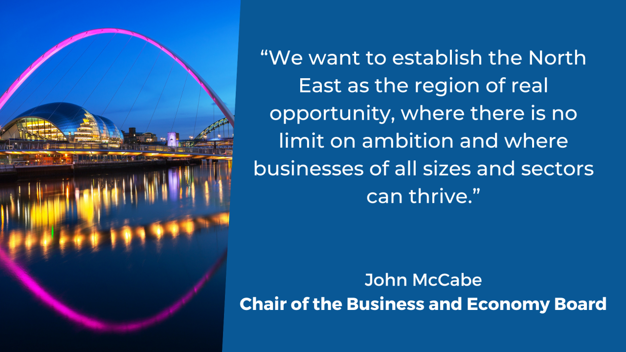 North east business appointments QUOTE