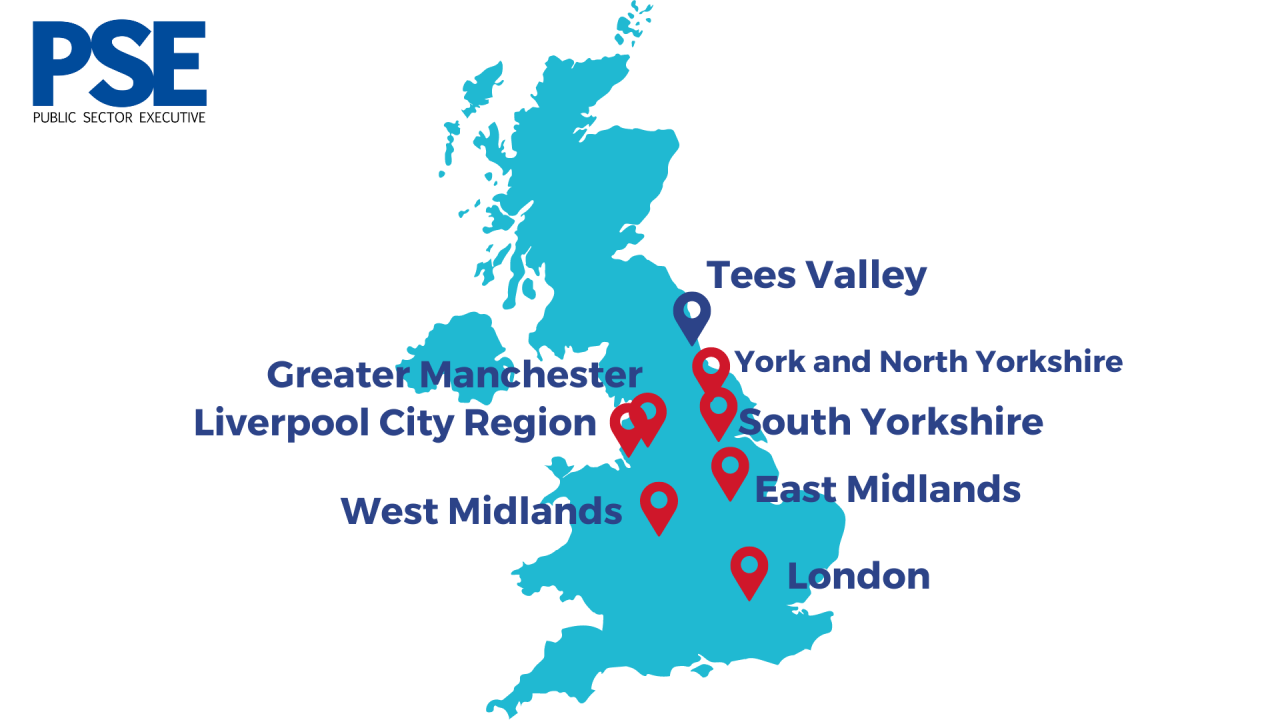 PSE Map of Mayors elected in 2024