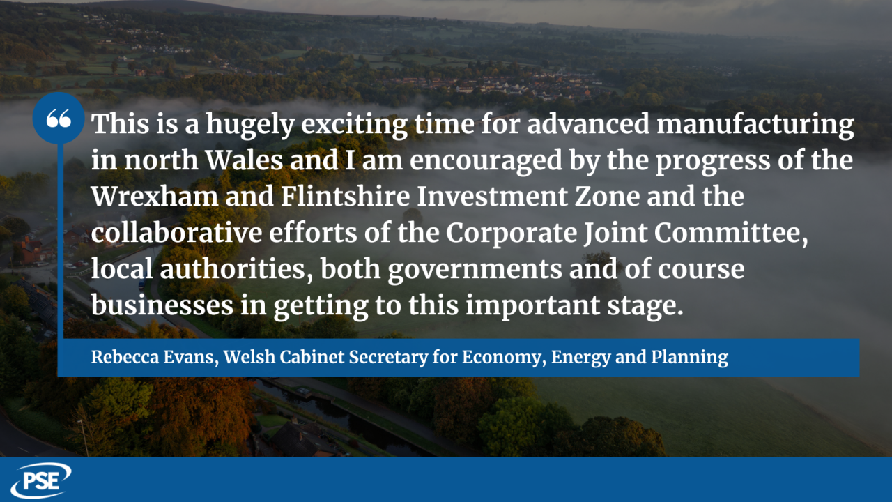 Wales investment zone QUOTE