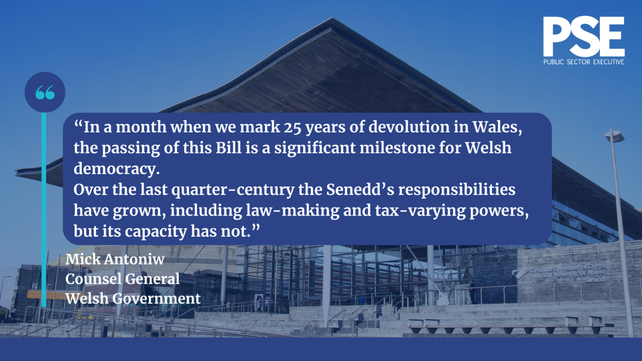 Welsh government bill quote