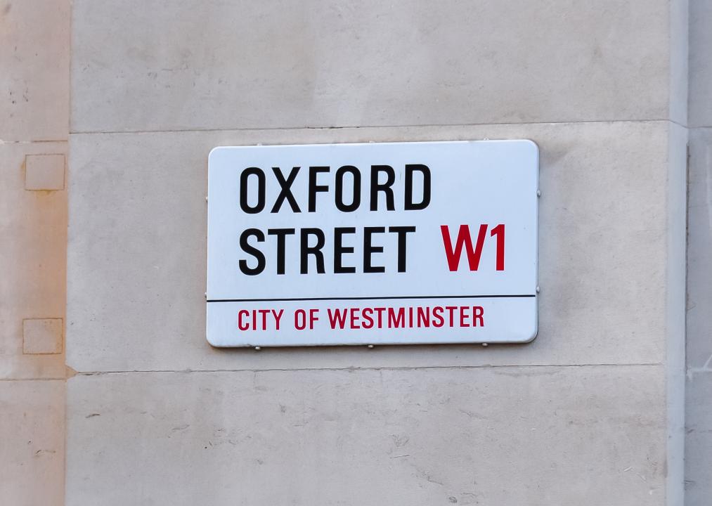 Oxford Street Sign