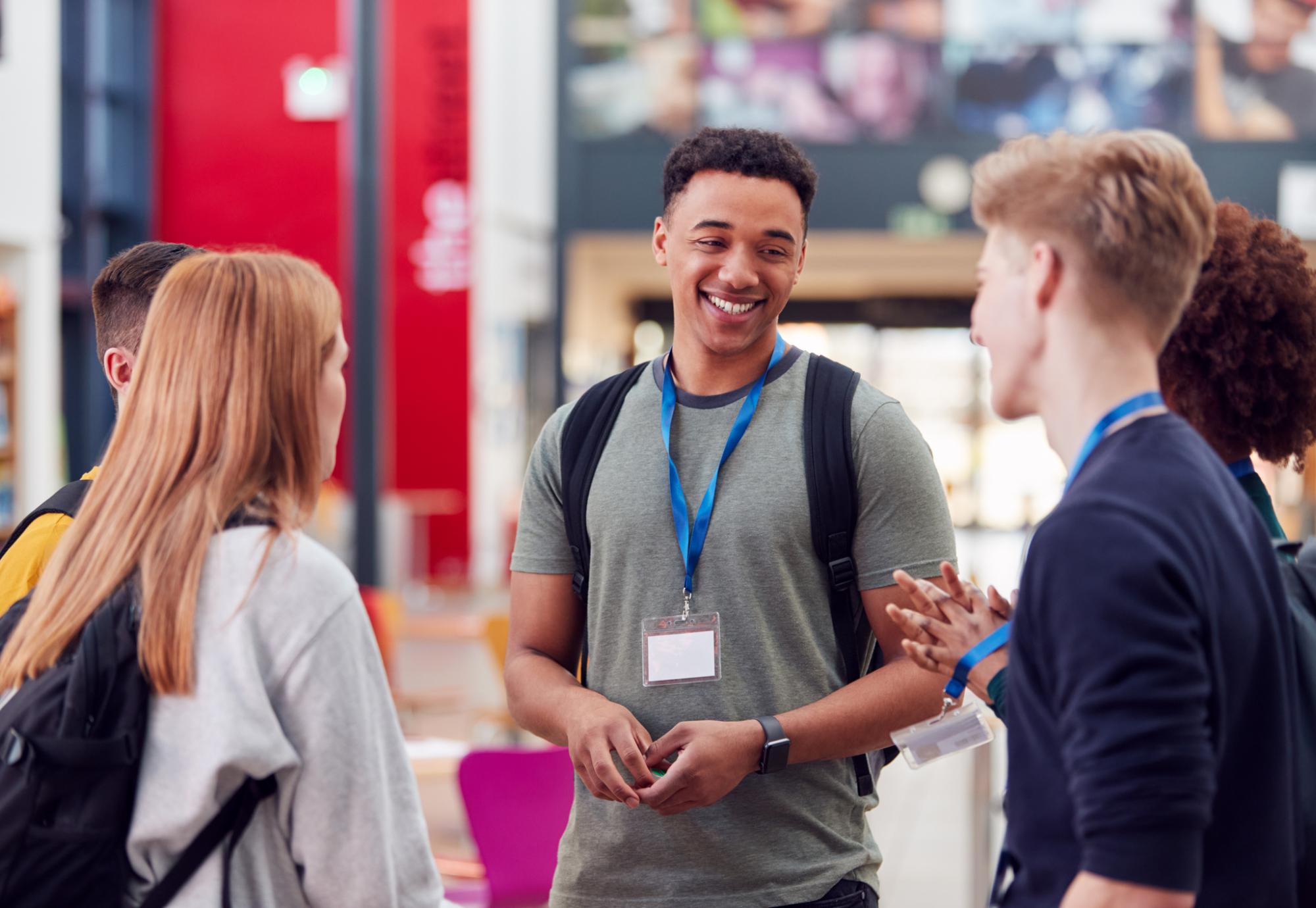 Young people speaking