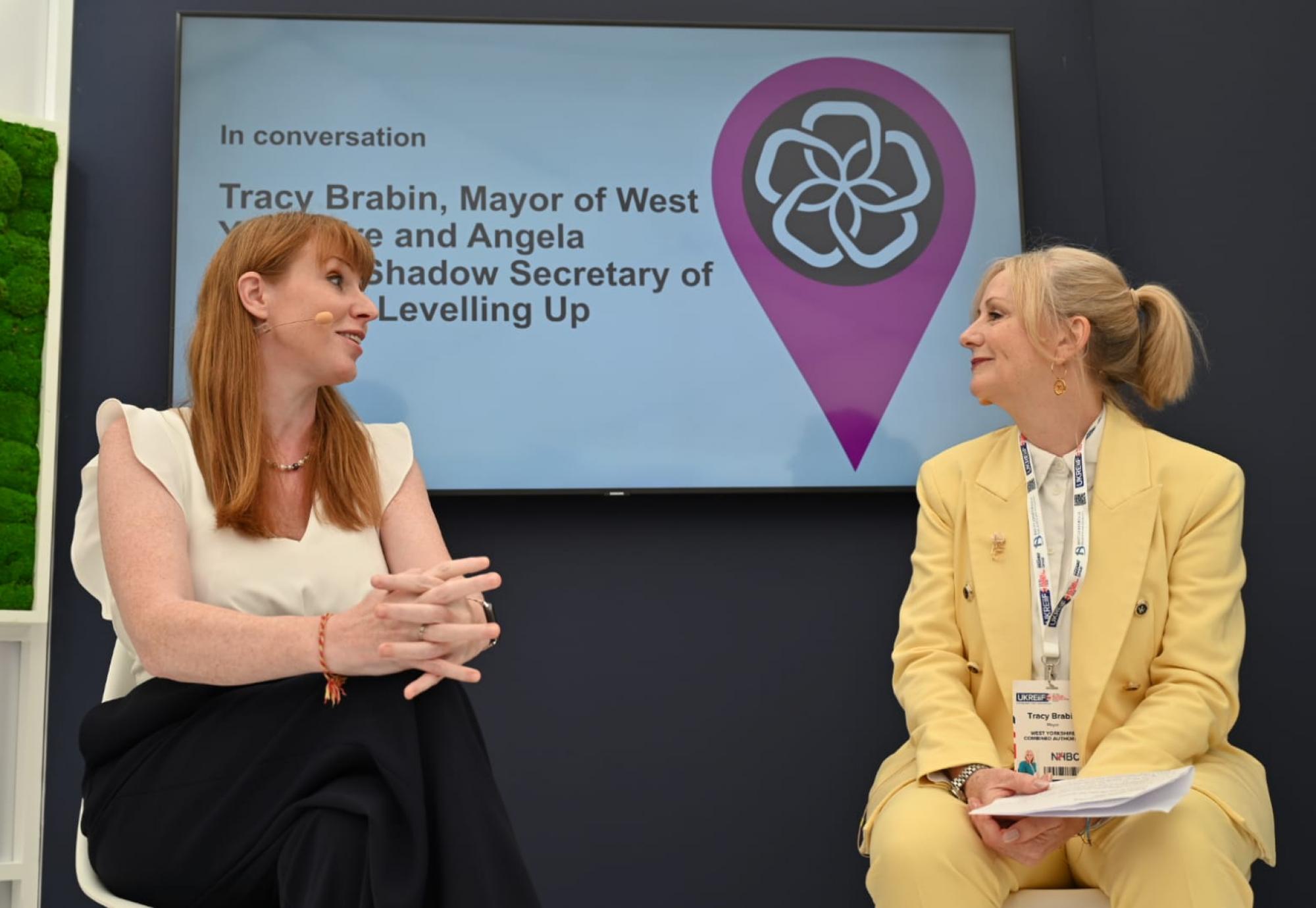 Angela Rayner and Tracy Brabin at UKREiiF