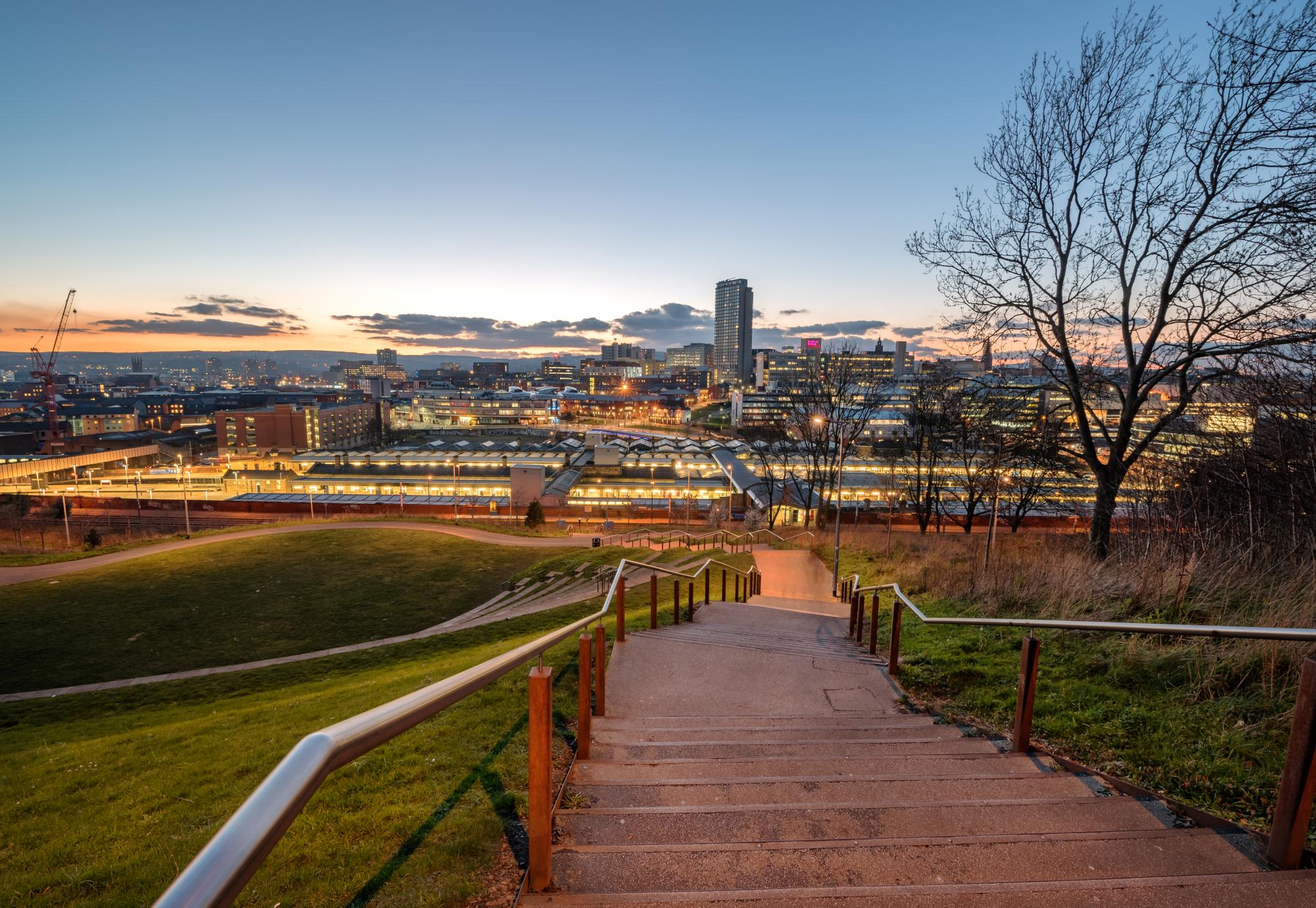 Skyline of Sheffield city centre