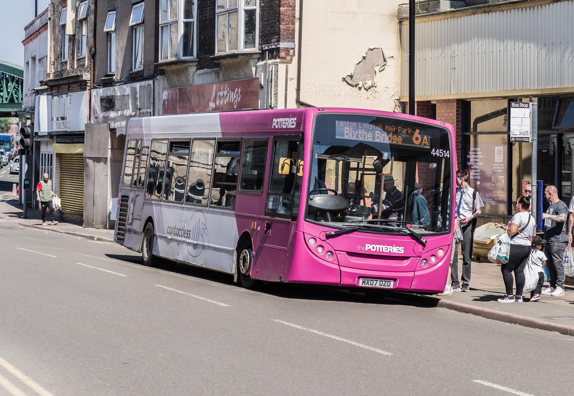 Bus in Stoke