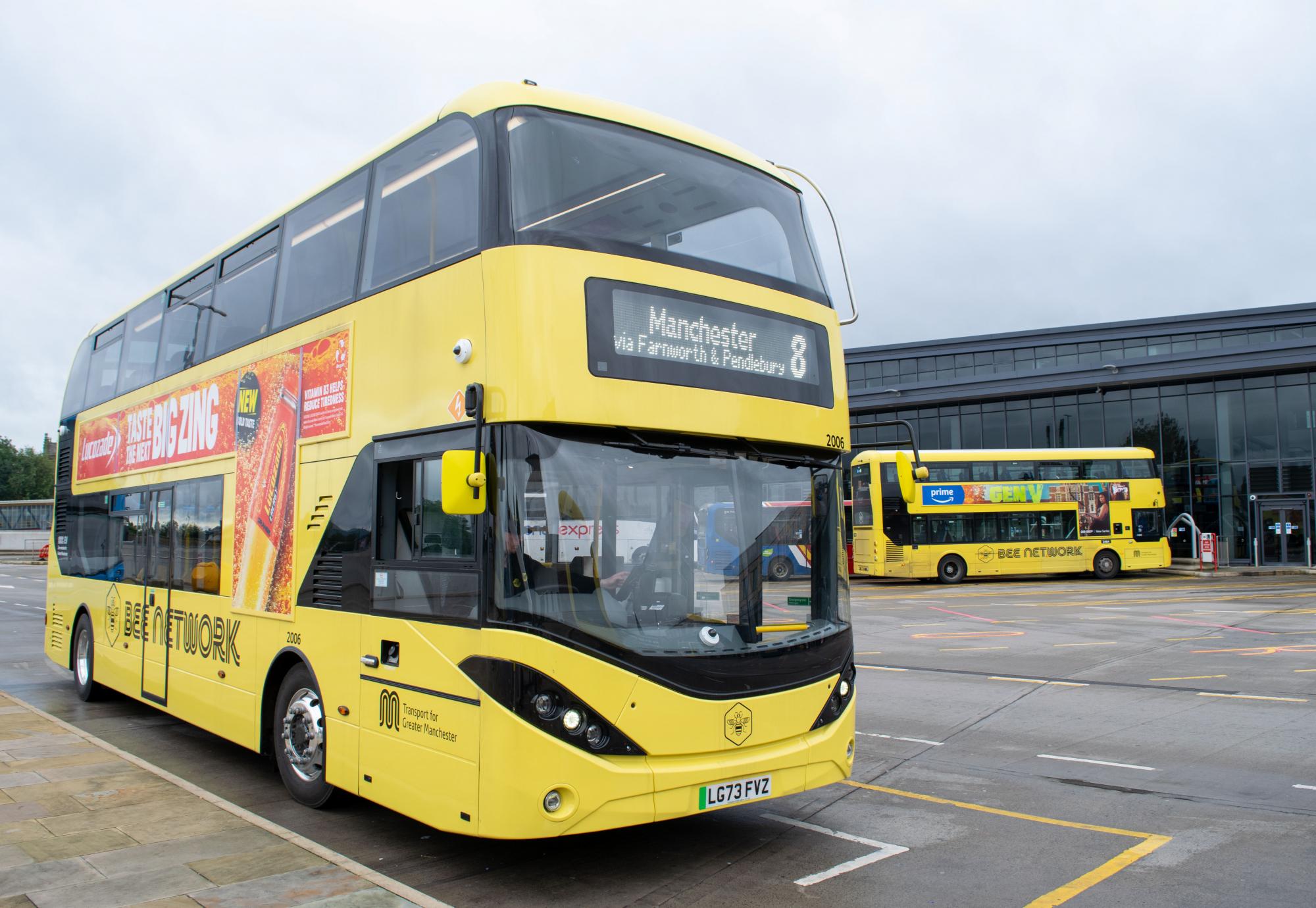 Image of a Bee Network bus