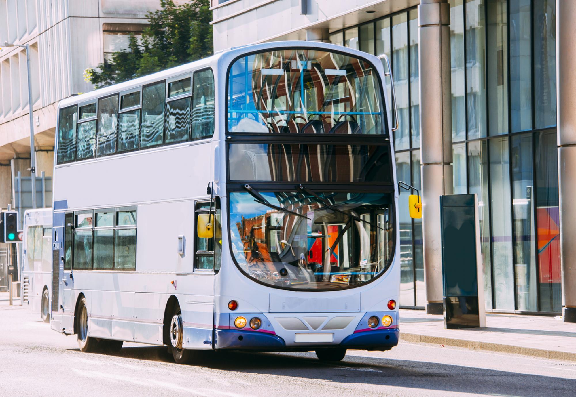 A double decker bus