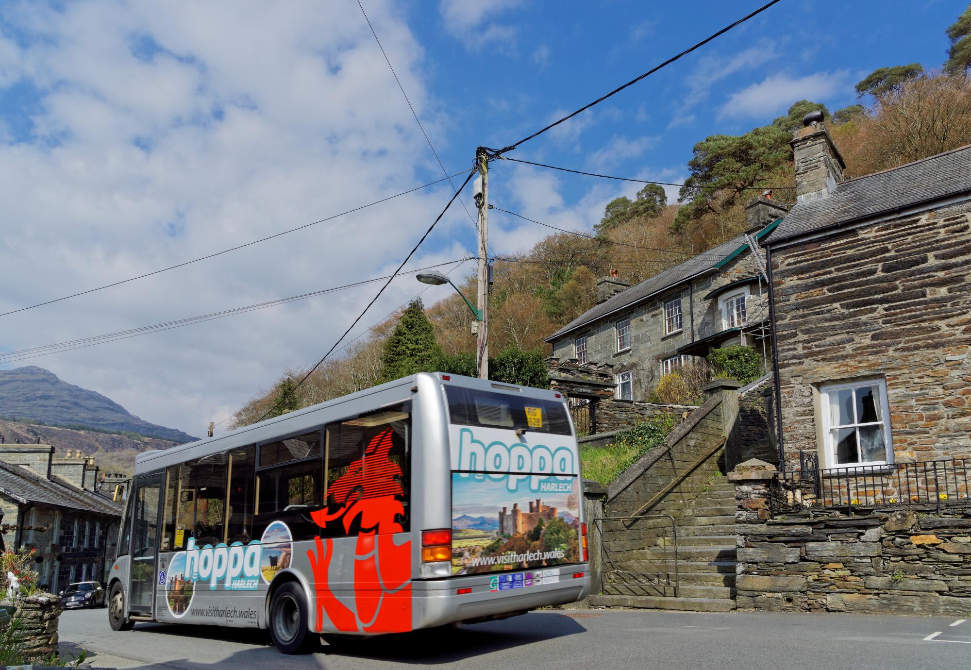 A rural welsh bus