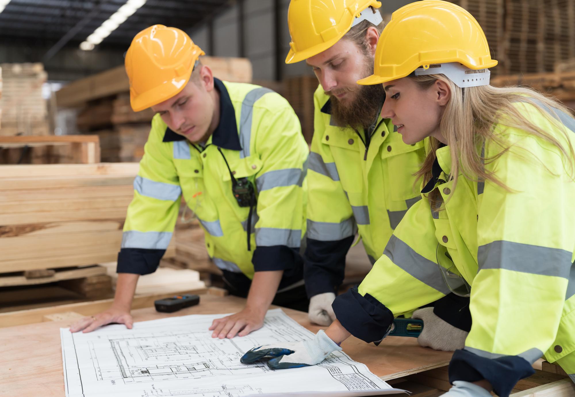 Group of apprentices