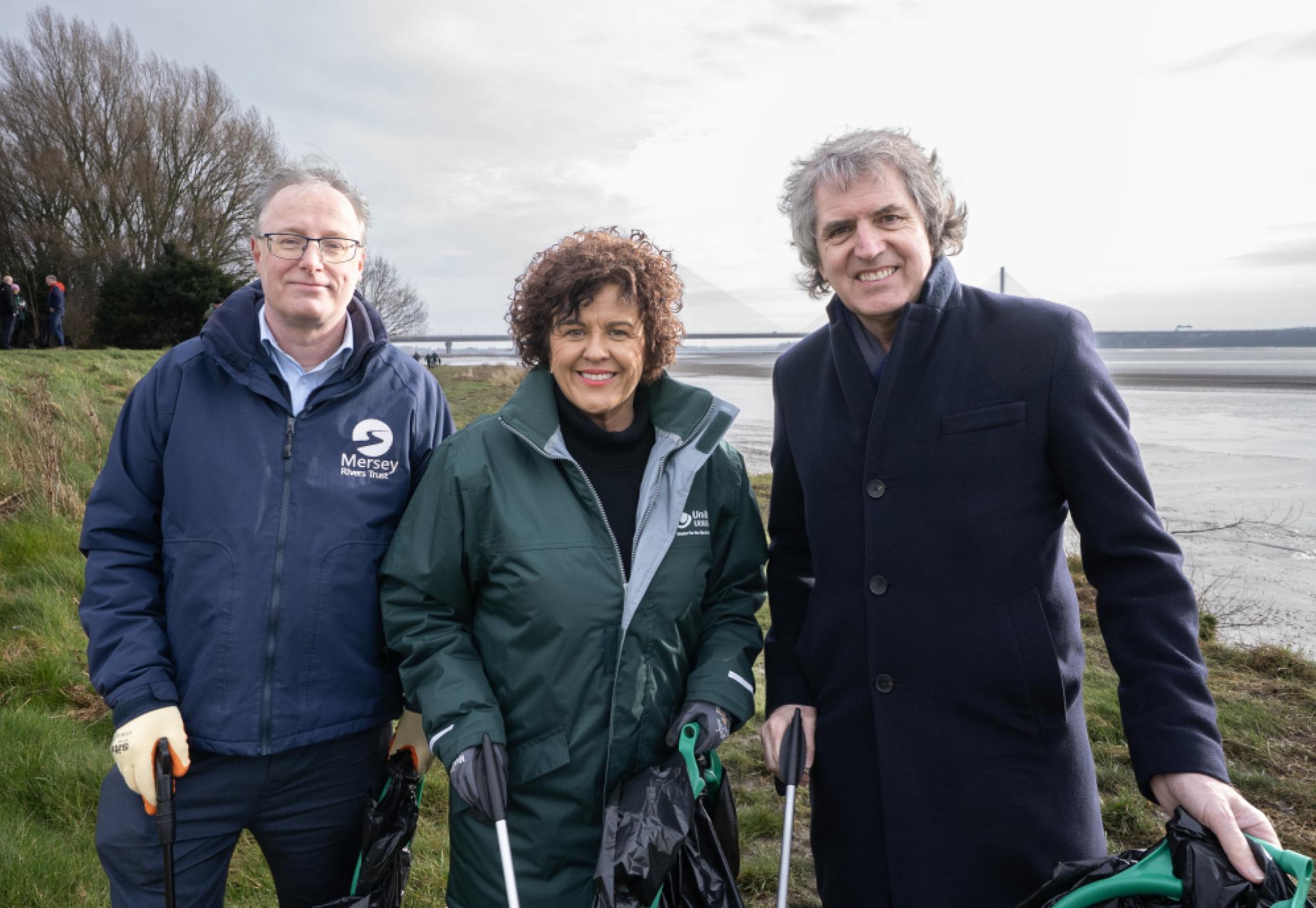 John Sanders Luise Beardmore and Steve Rotheram