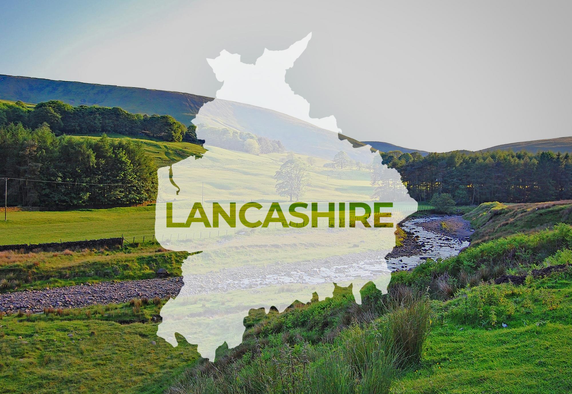 Lancashire Map Image