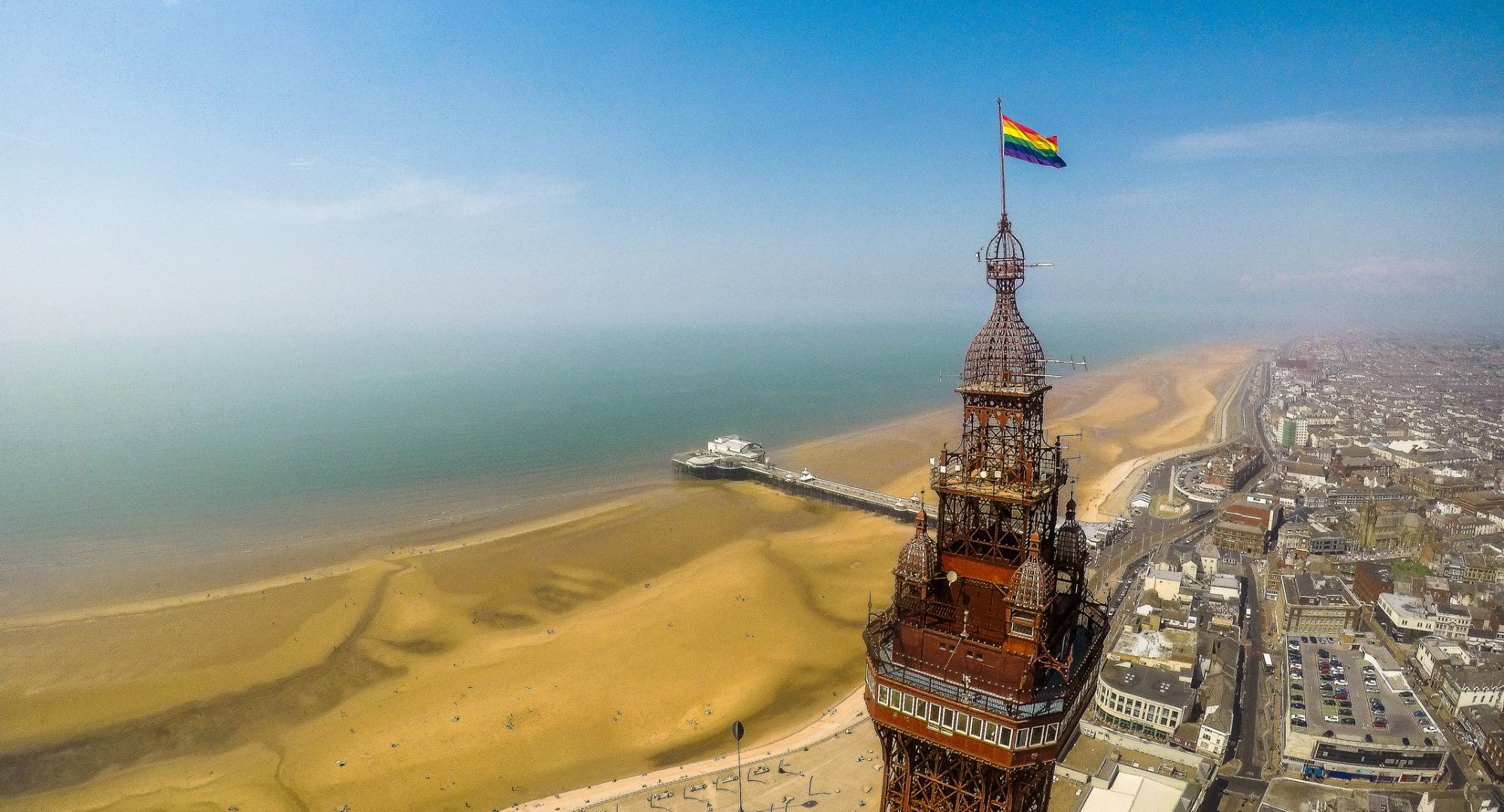 Blackpool Tower from above