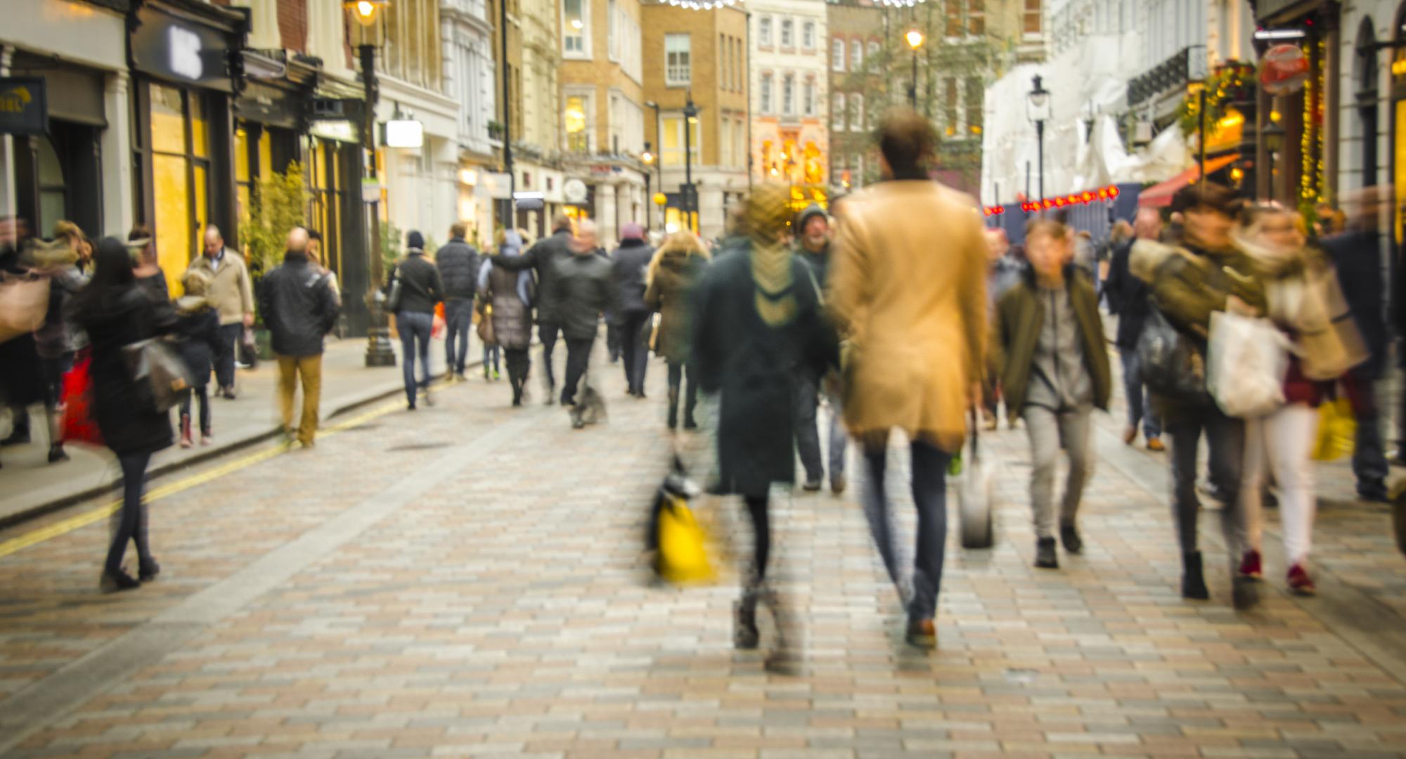 Picture of busy high street