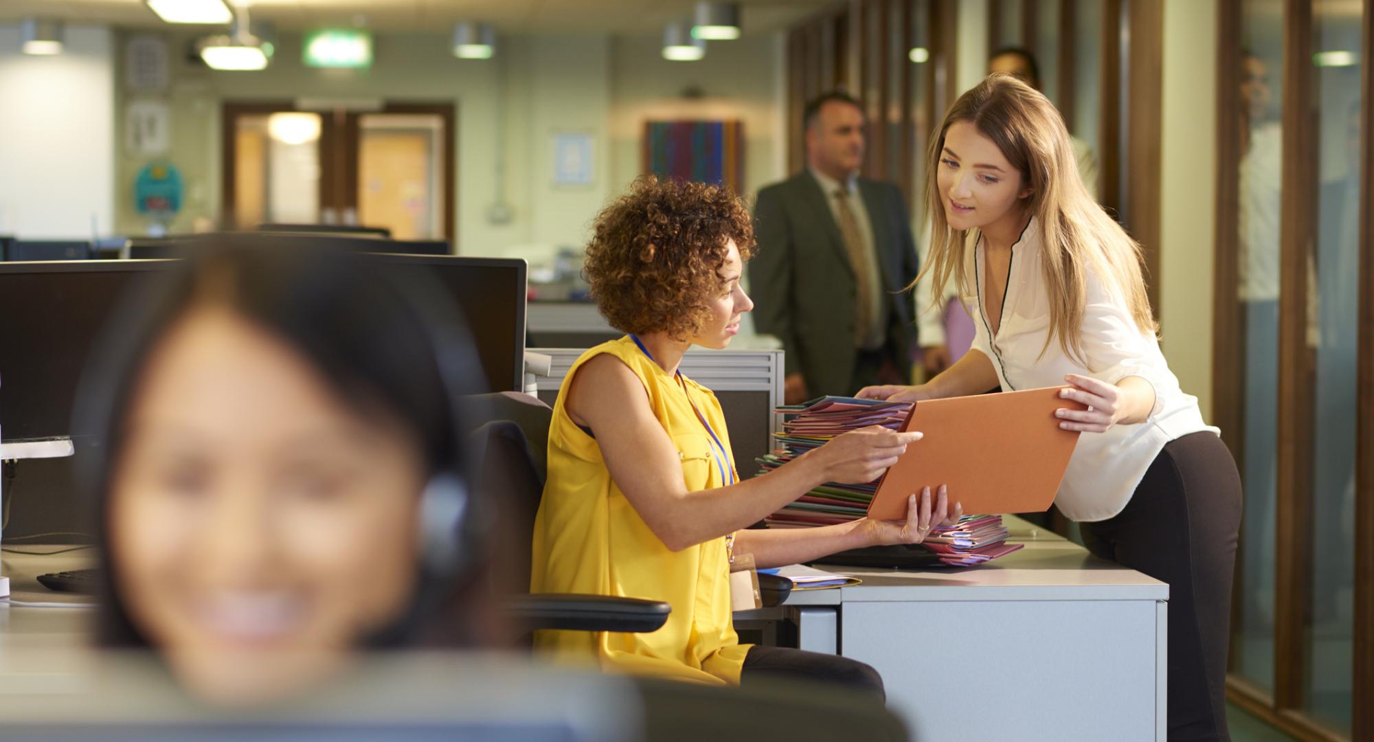 People in an office