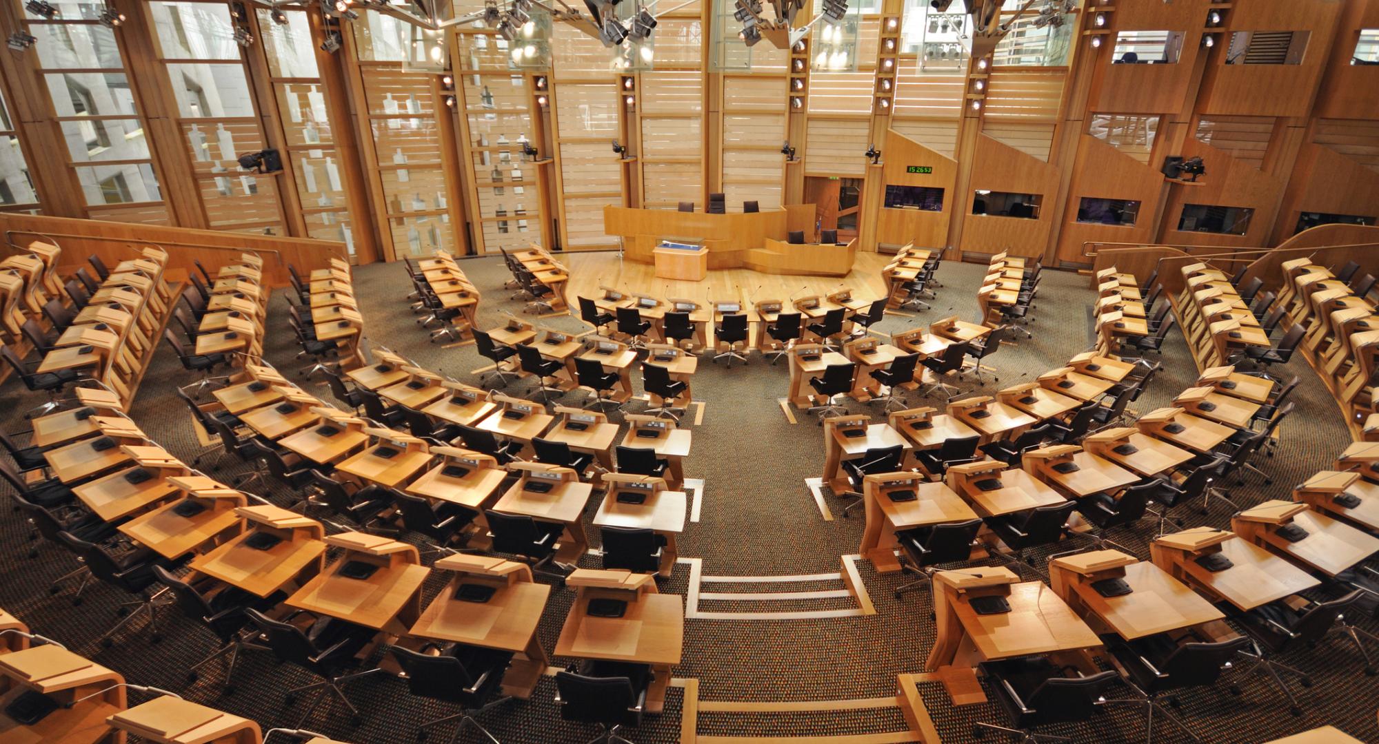 Scottish Parliament Debating Chamber