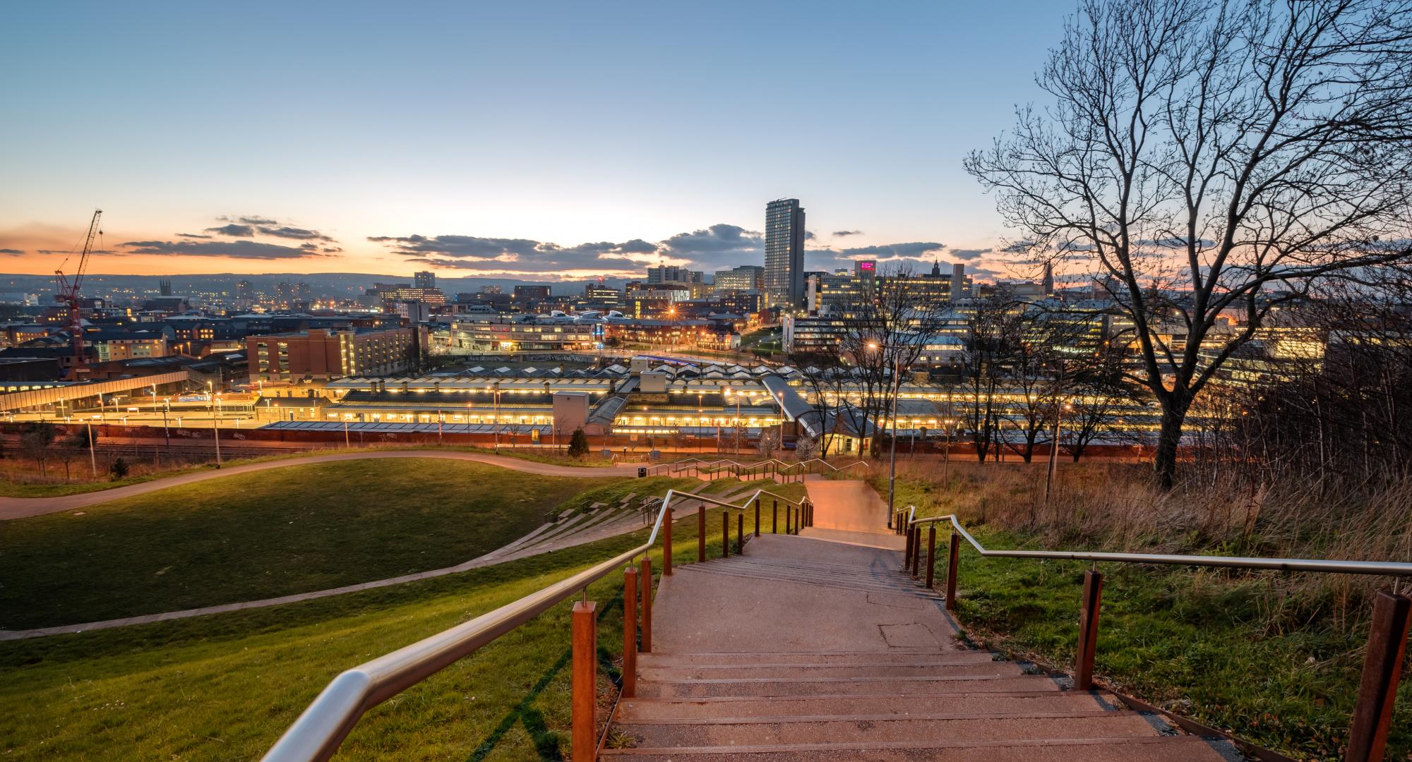 Skyline of Sheffield city centre