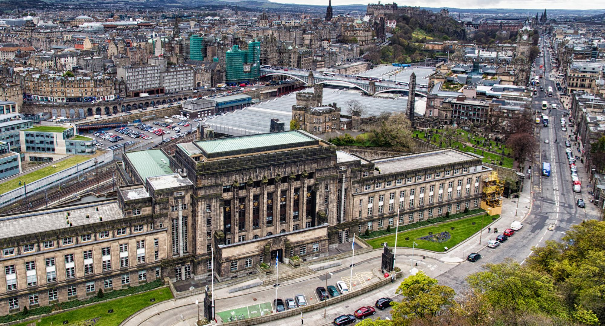 St Andrew's House, a building of the Scottish Government in Edinburgh