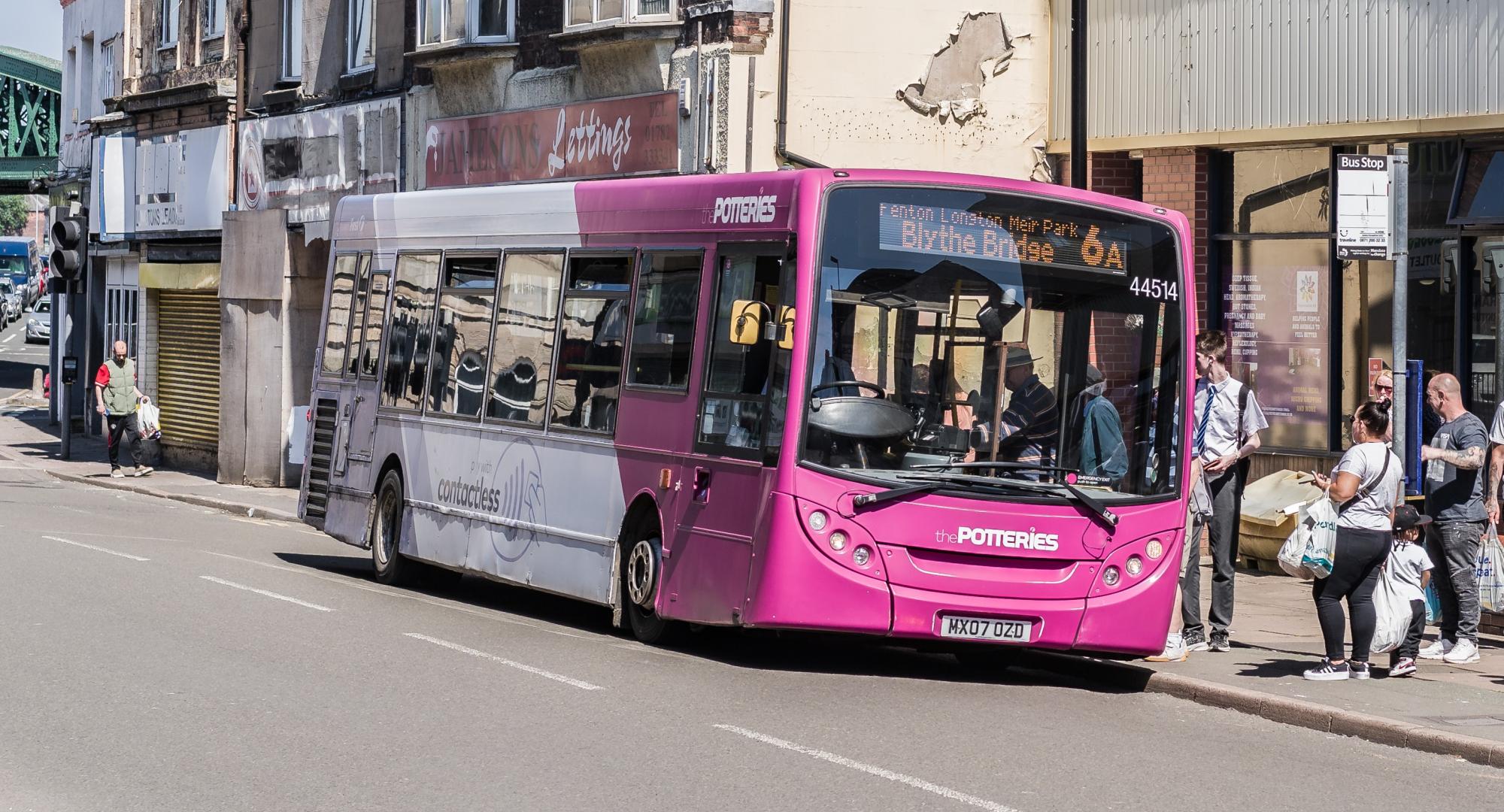 Bus in Stoke