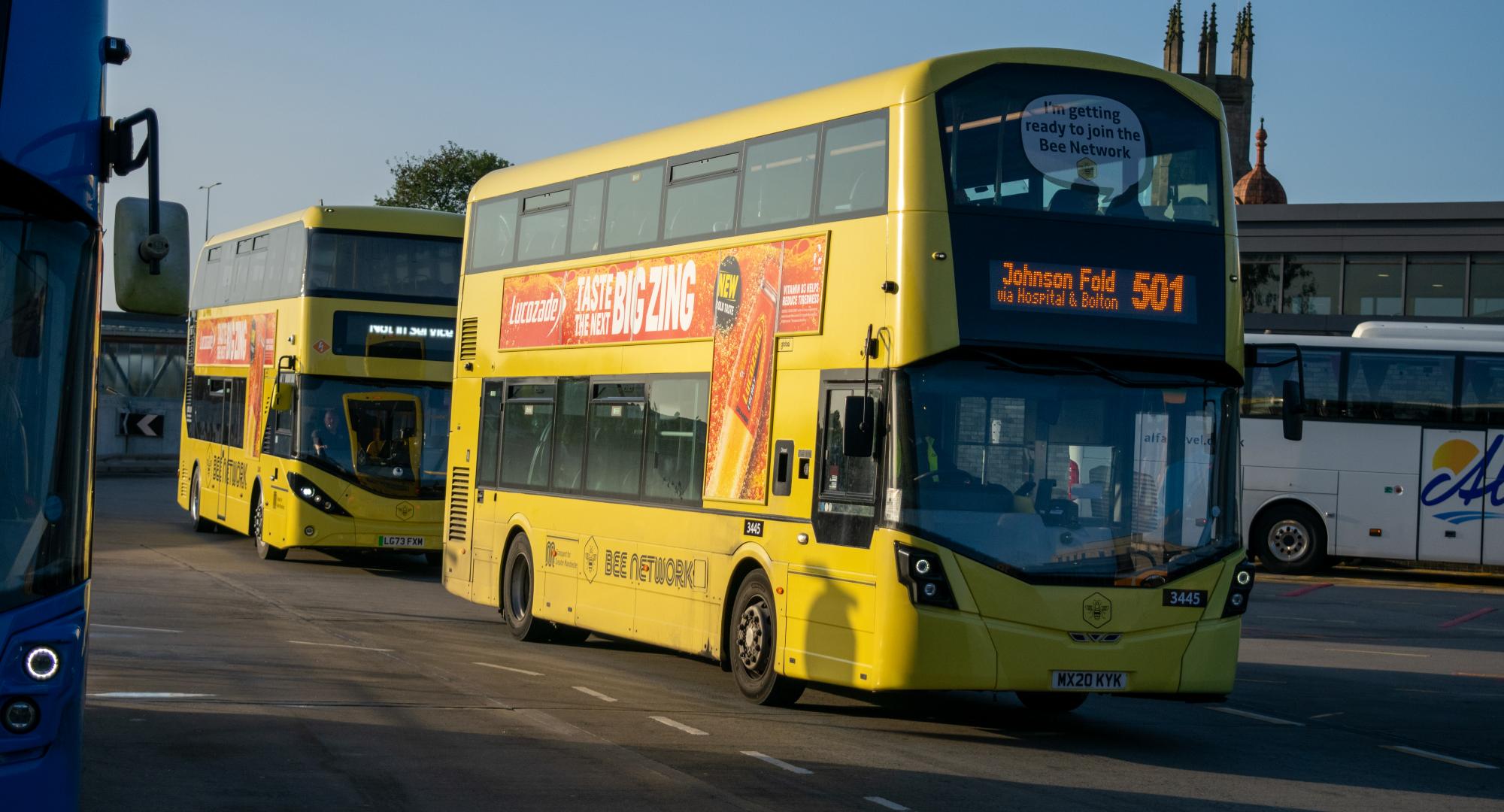 Bee Network buses rolling into Bolton