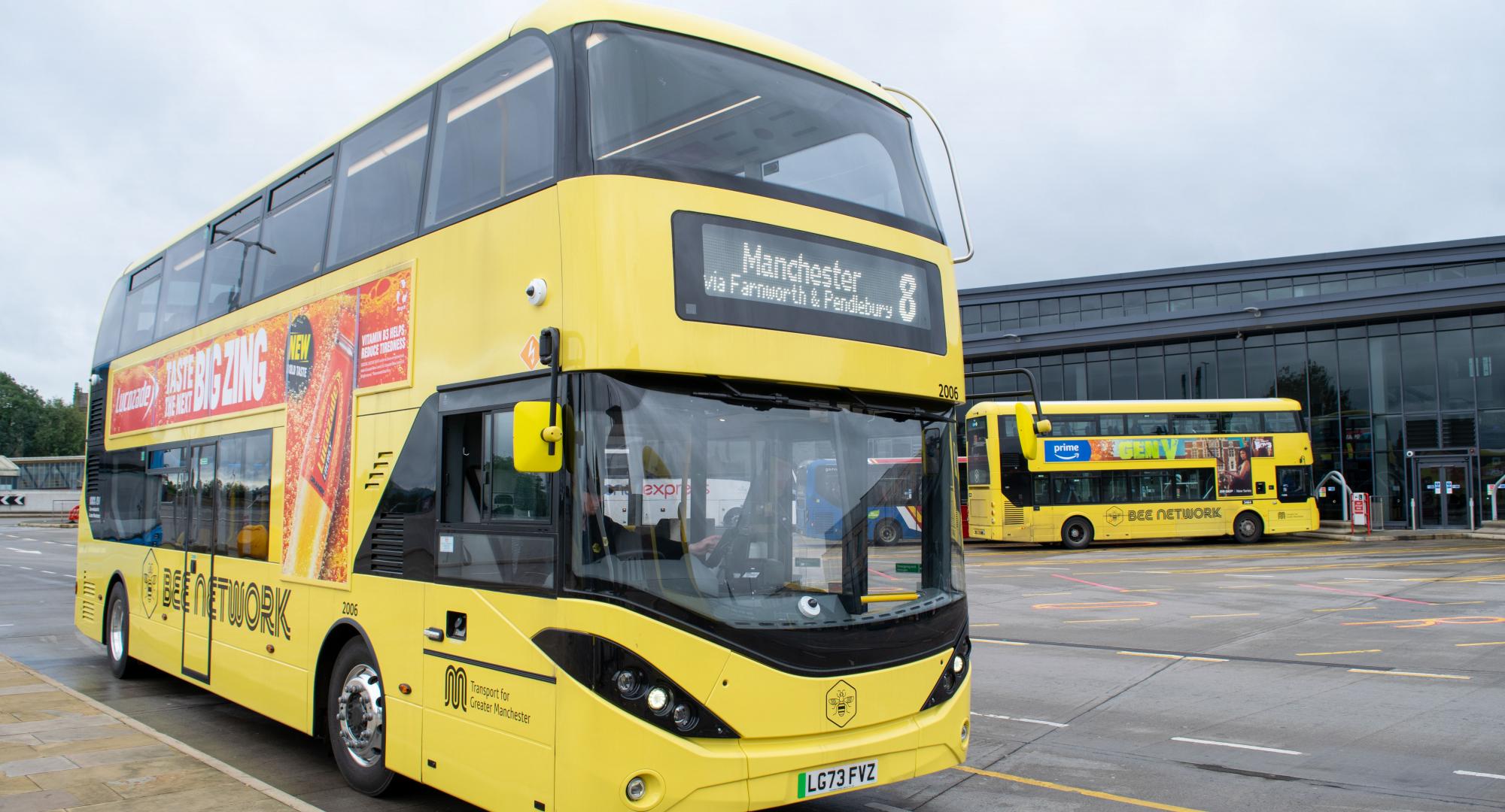 Image of a Bee Network bus