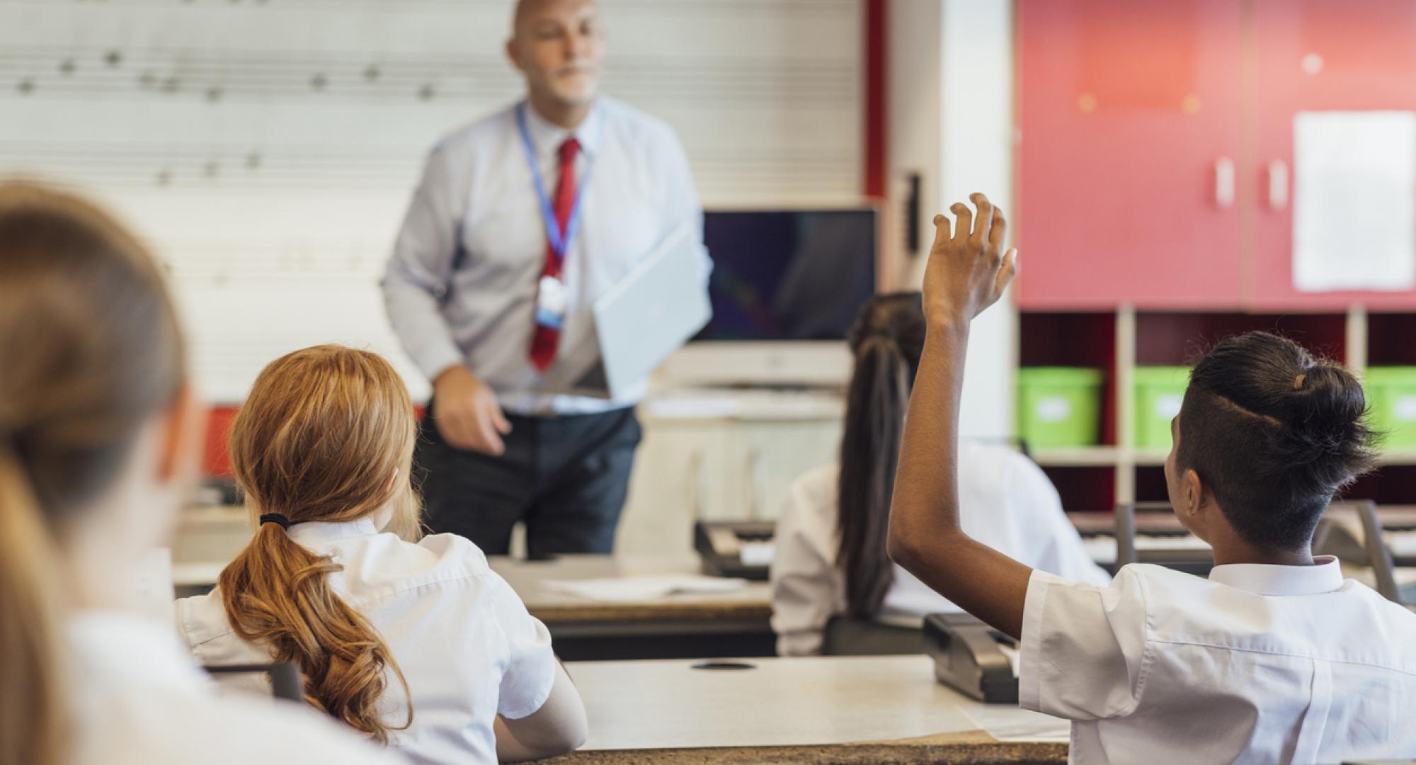 Students in a classroom