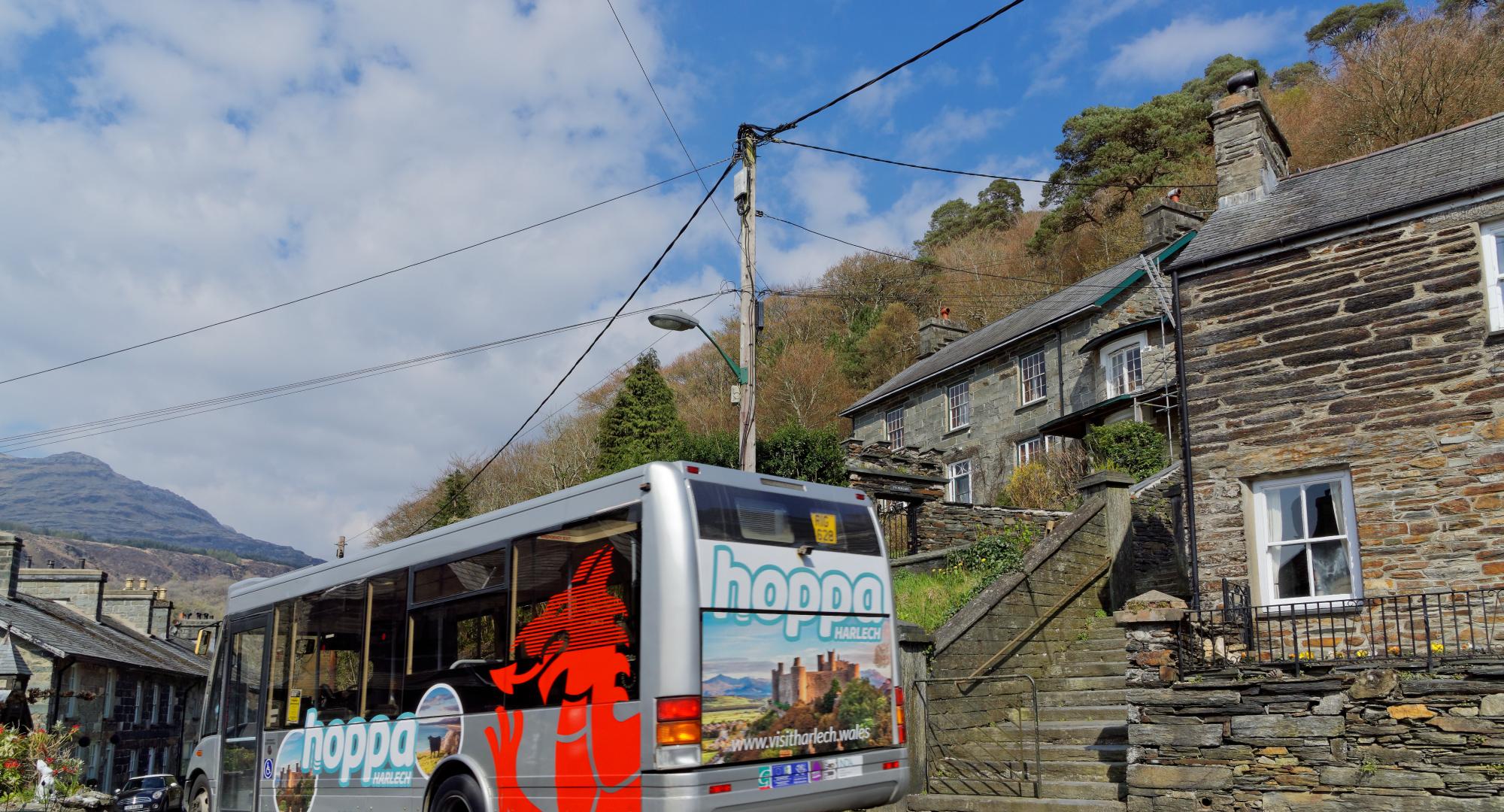 A rural welsh bus