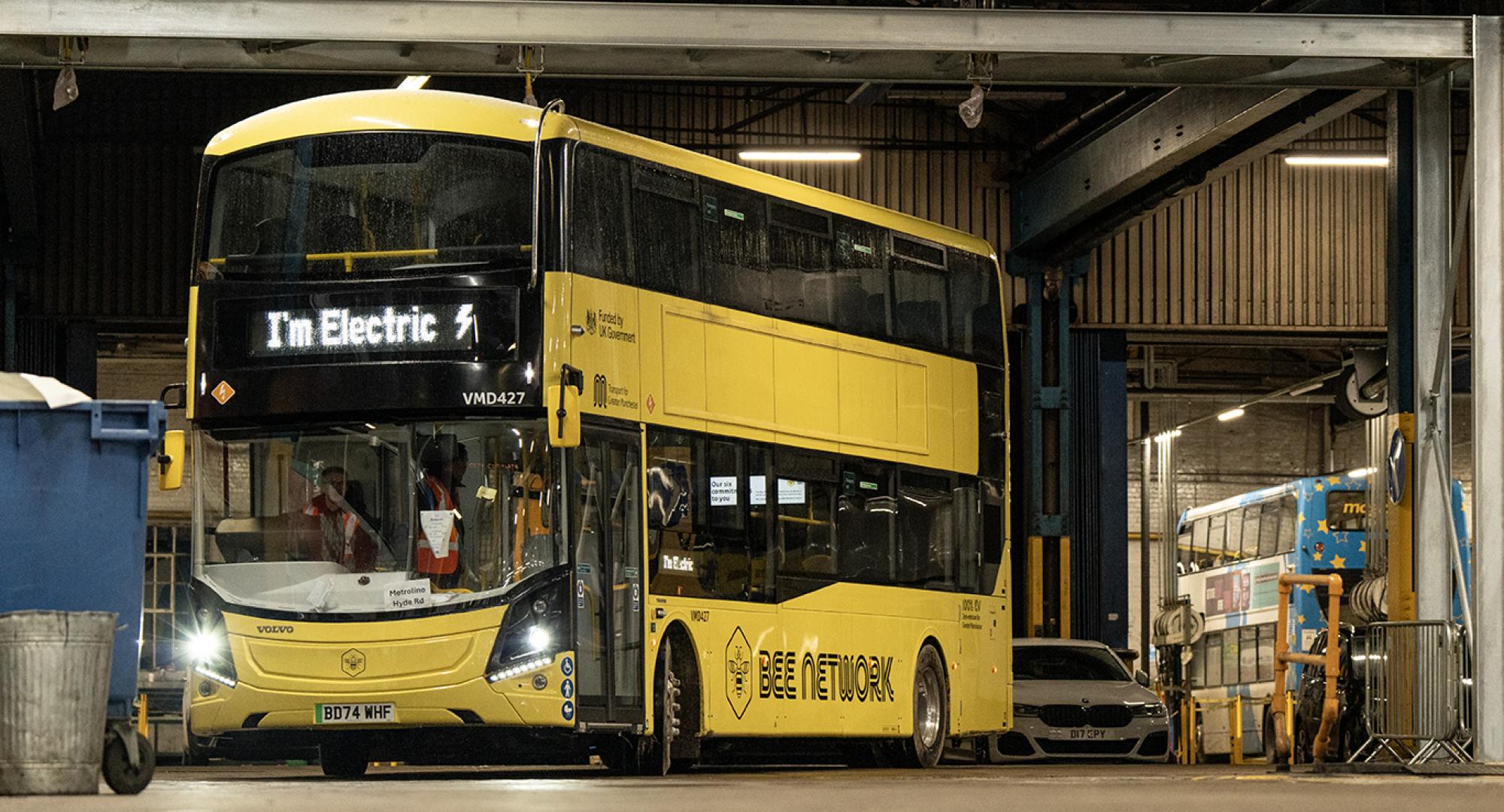 Bee Bus in Depot