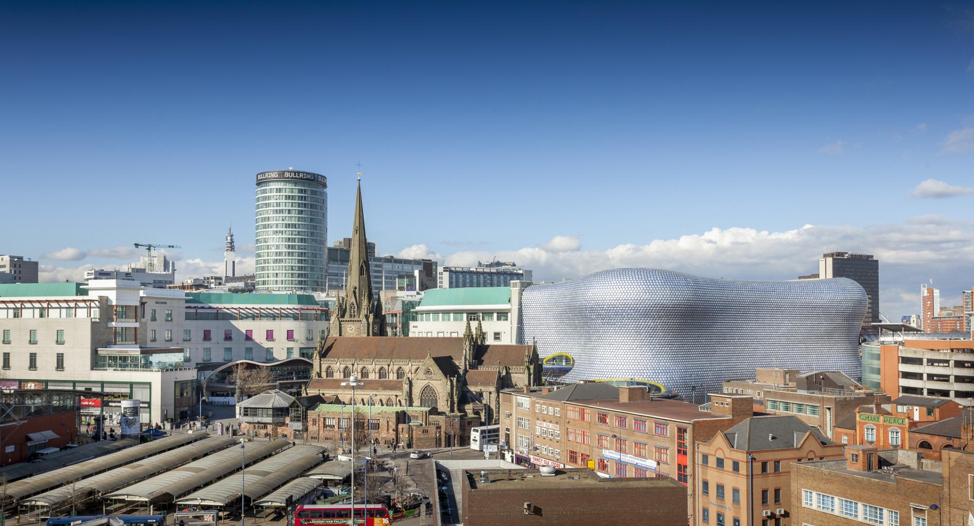 View of the Birmingham skyline