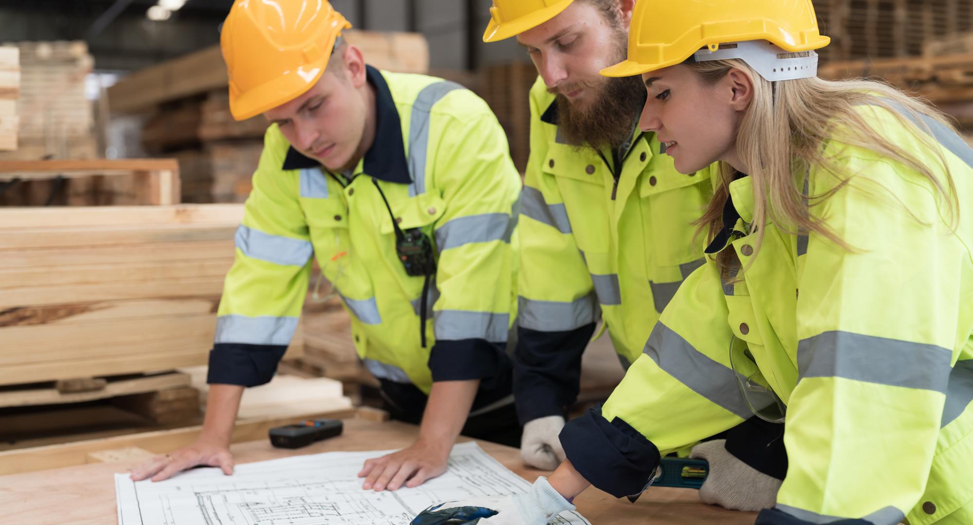 Group of apprentices