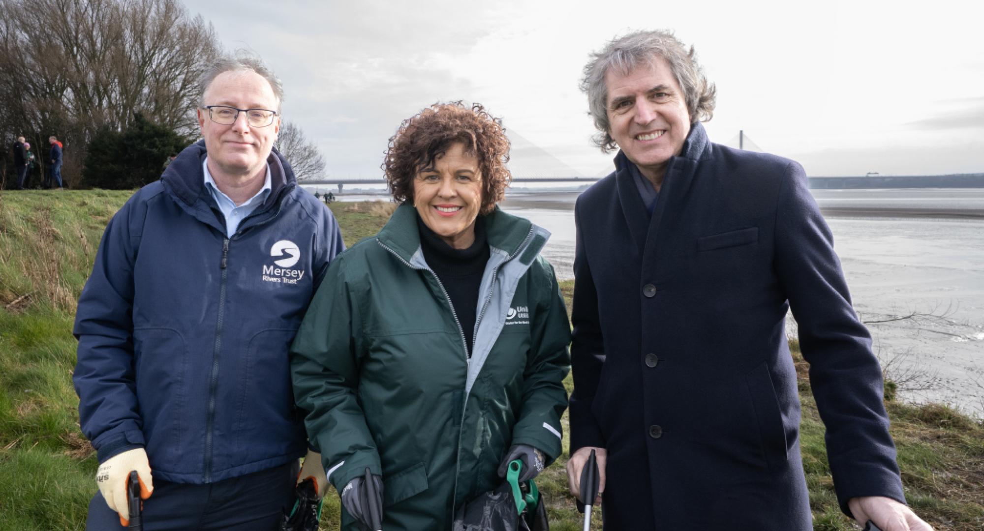 John Sanders Luise Beardmore and Steve Rotheram