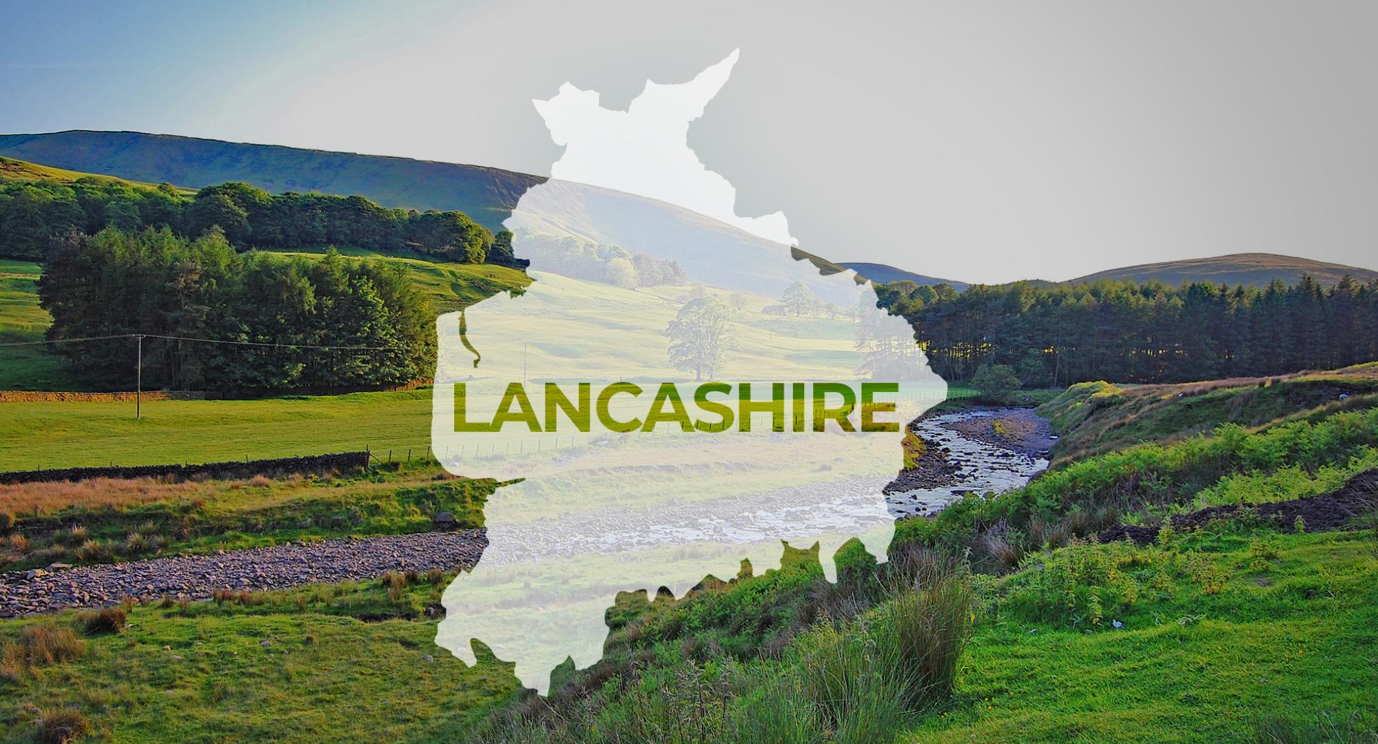 Lancashire Map Image