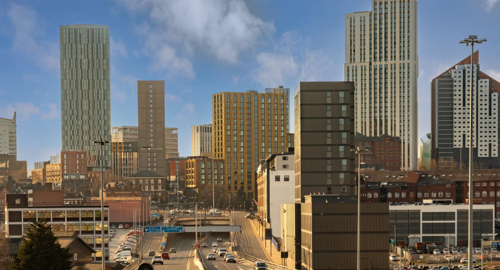 Leeds on a sunny day