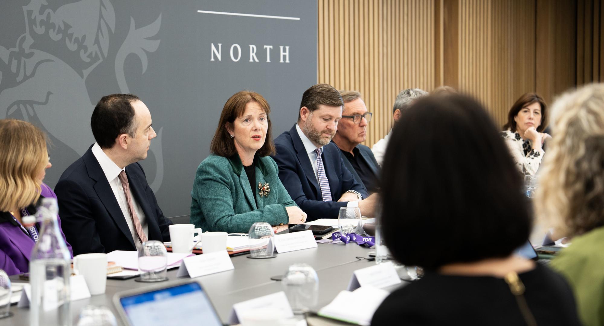 Claire Ward speaking at Number 10 North