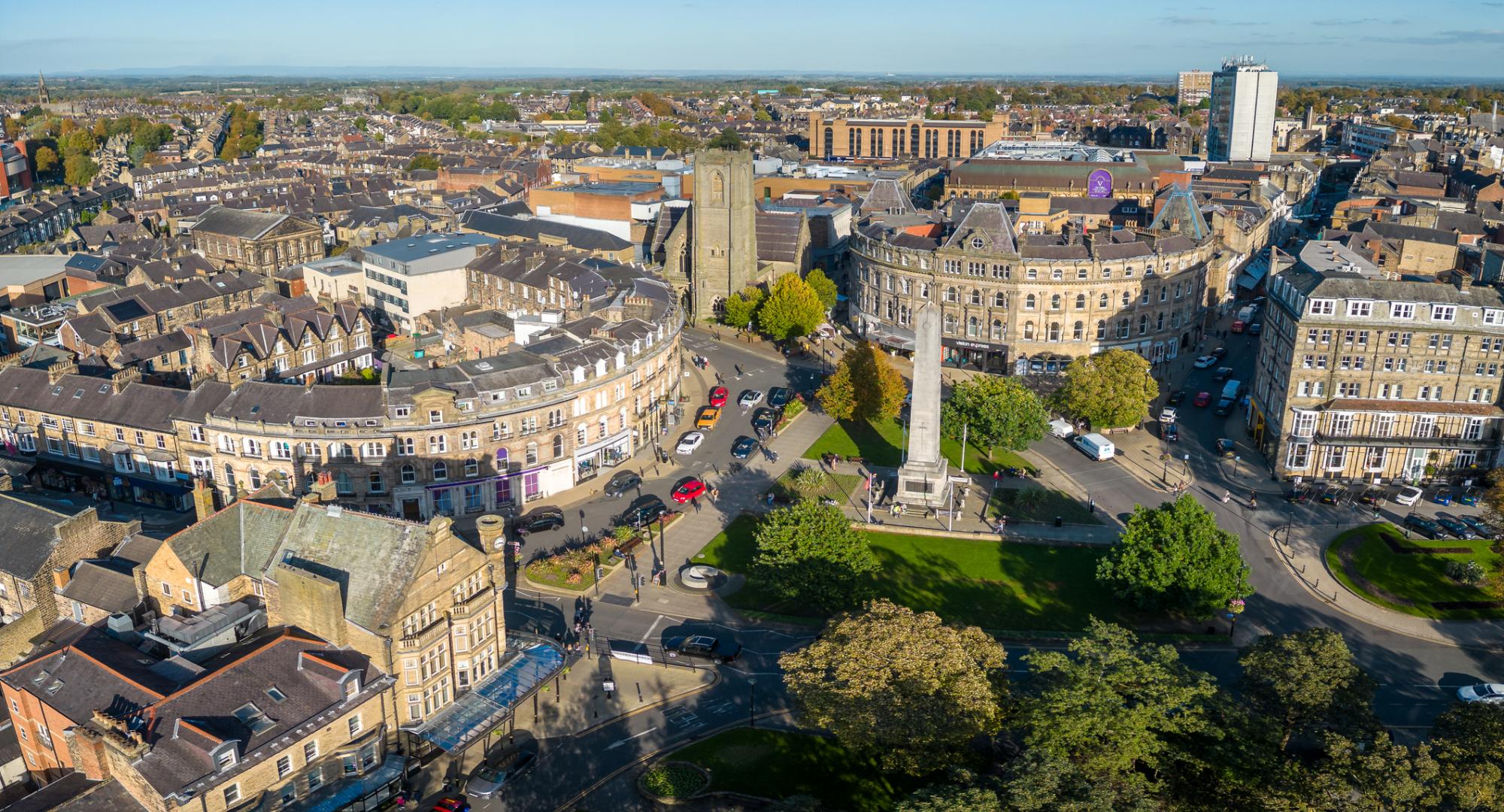 Harrogate from above