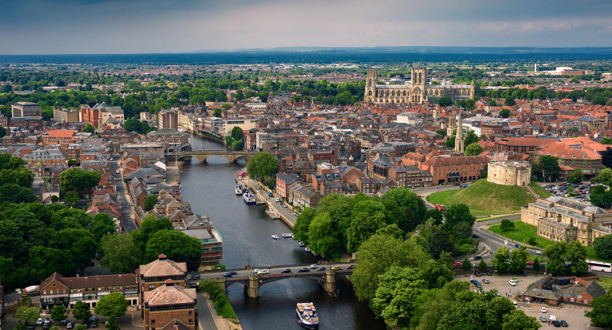 York aerial view