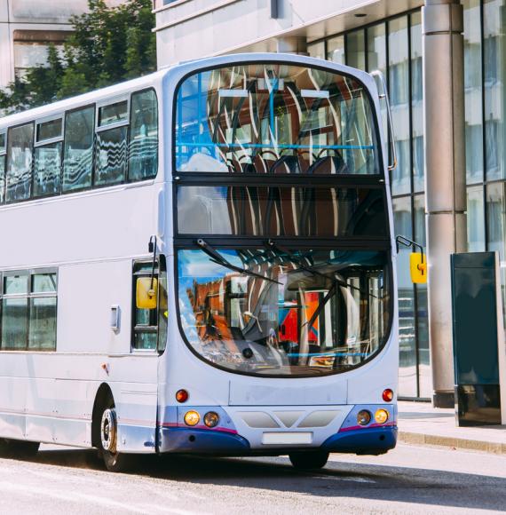 A double decker bus