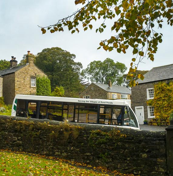 Rural bus in the Ribble Valley