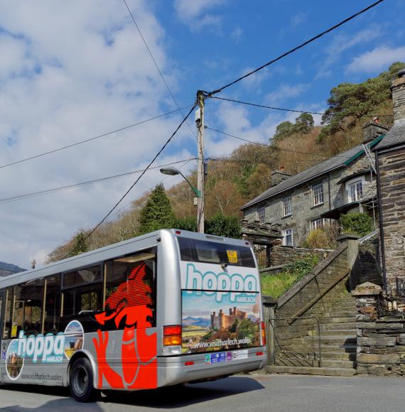 A rural welsh bus