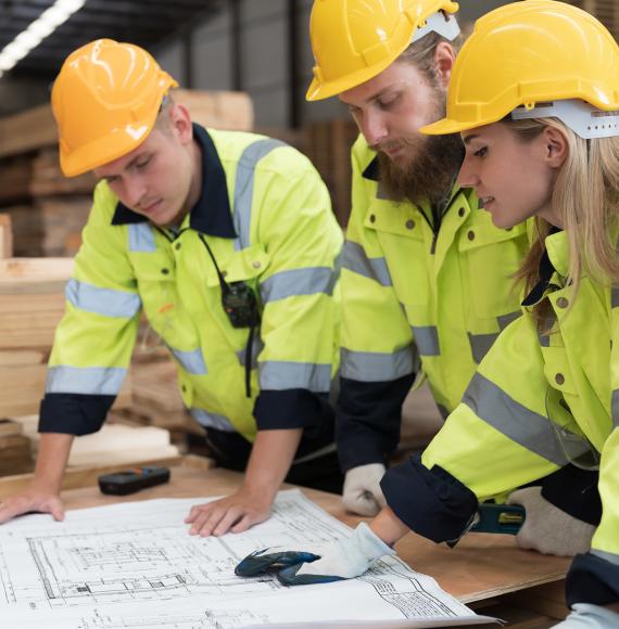 Group of apprentices