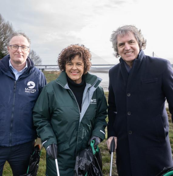 John Sanders Luise Beardmore and Steve Rotheram